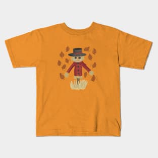 Scarecrow Drawing Kids T-Shirt